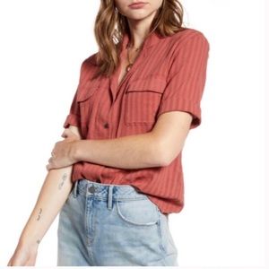 SALE NWT Treasure & Bond  shadow stripe cotton